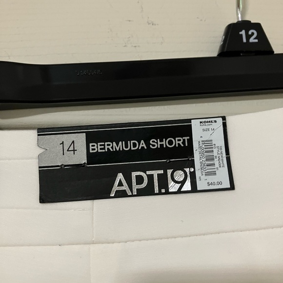 Apt 9 Bermuda Shorts, new size L - Picture 6 of 8